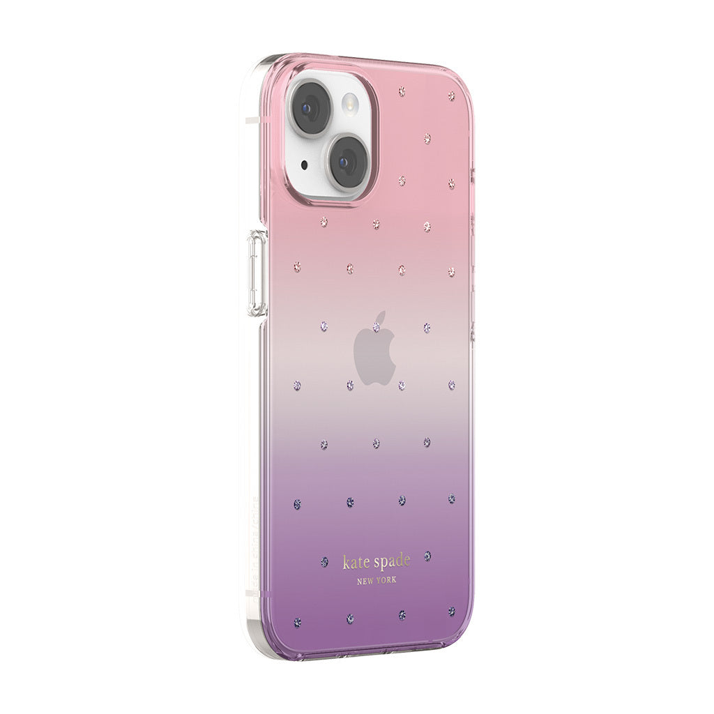 KSNY iPhone 14 Protective Hardshell Ombre Pin Dot