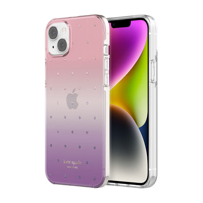 KSNY iPhone 14 Plus Protective Hardshell Ombre Pin Dot