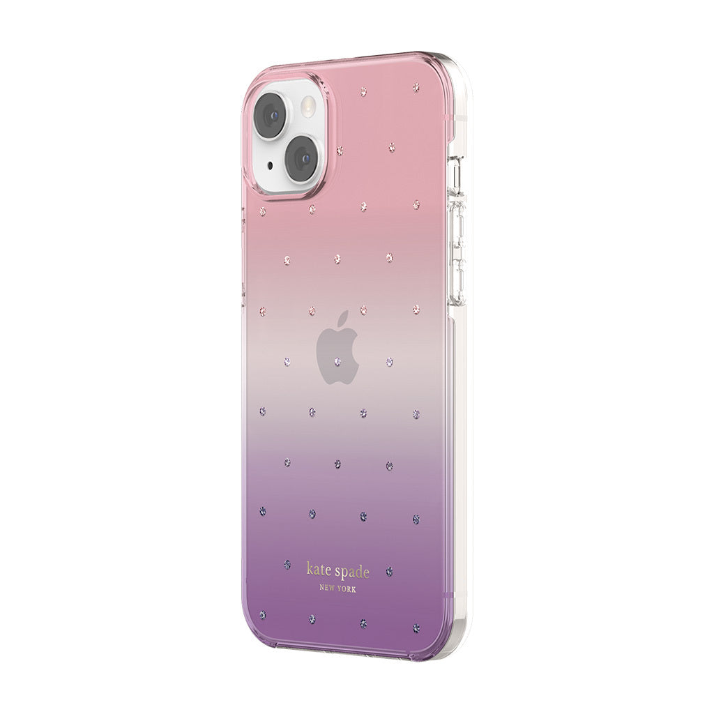 KSNY iPhone 14 Plus Protective Hardshell Ombre Pin Dot