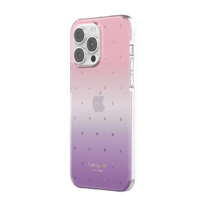 KSNY iPhone 14 Pro Max Protective Hardshell Ombre Pin Dot