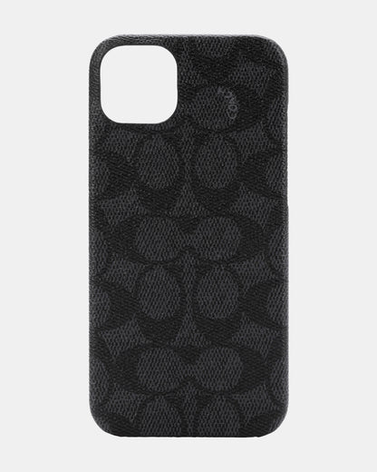 Coach iPhone 14 Plus Slim Wrap Slim Wrap Signature C Black