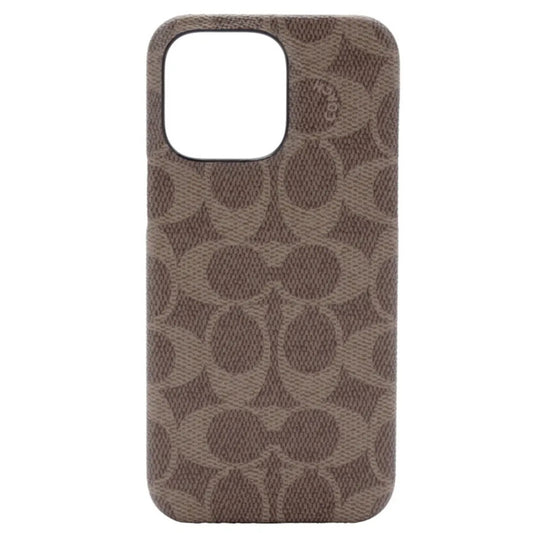 Coach iPhone 14 Pro Max Slim Wrap Signature C Tan