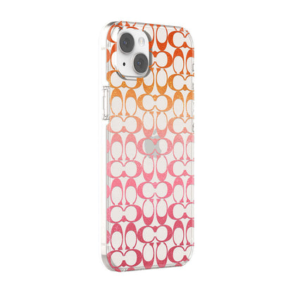 Coach iPhone 14 Plus Protectiv Protective Signature C Pink