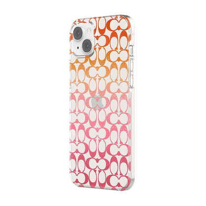 Coach iPhone 14 Plus Protectiv Protective Signature C Pink