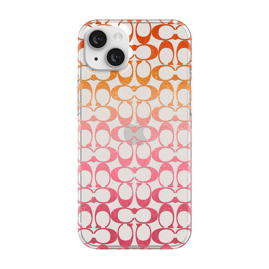 Coach iPhone 14 Plus Protectiv Protective Signature C Pink
