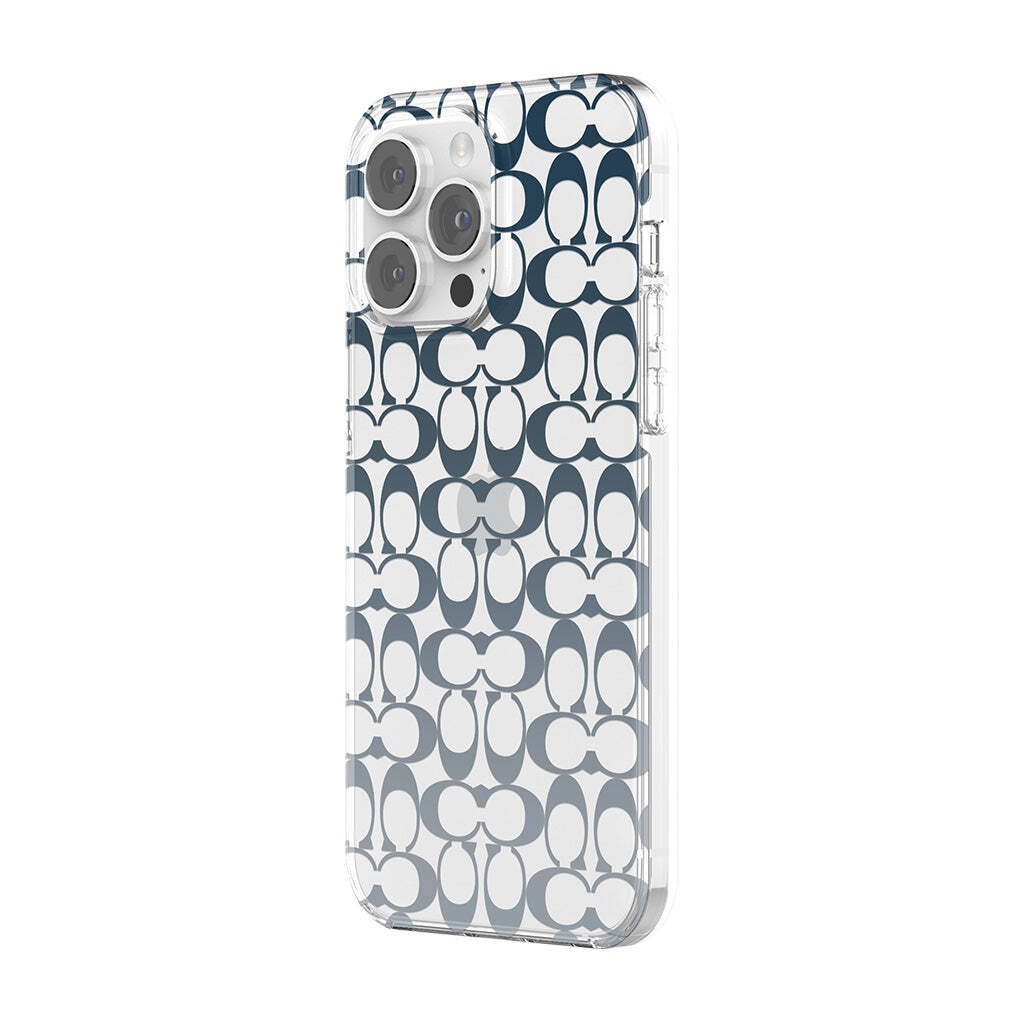 Coach iPhone 14 Pro Max Protective Signature C Blue
