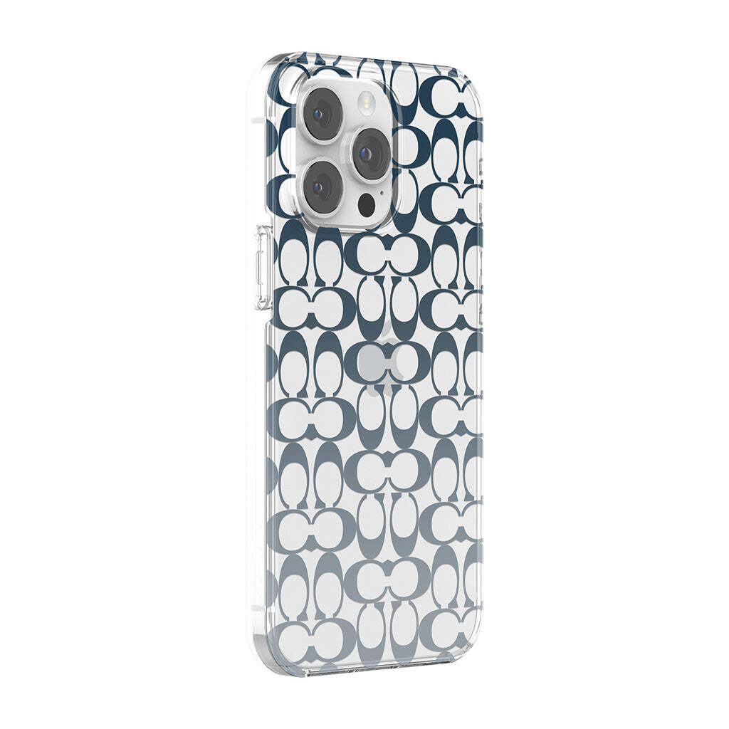Coach iPhone 14 Pro Max Protective Signature C Blue