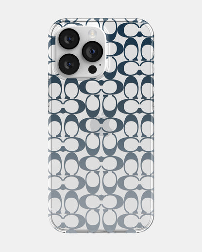 Coach iPhone 14 Pro Max Protective Signature C Blue