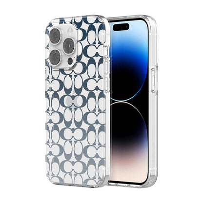 Coach iPhone 14 Pro Protective Protective Signature C Blue