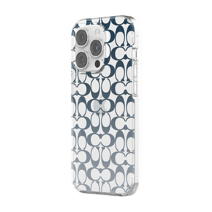 Coach iPhone 14 Pro Protective Protective Signature C Blue