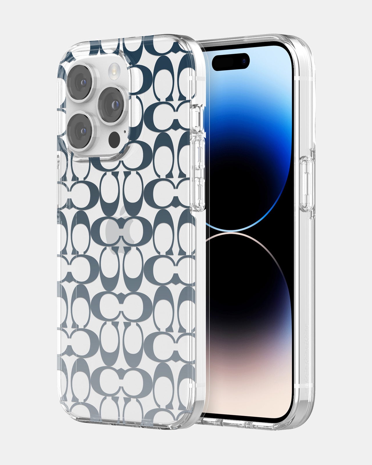 Coach iPhone 14 Pro Protective Protective Signature C Blue