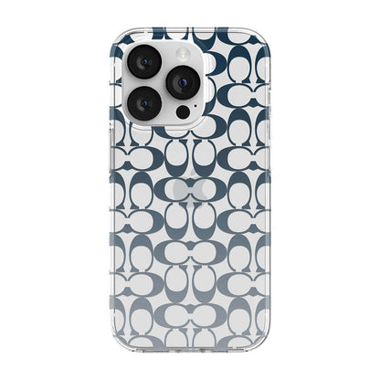 Coach iPhone 14 Pro Protective Protective Signature C Blue