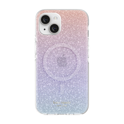 KSNY iPhone 14 Defensive Hardshell MagSafe Ombre Glitter