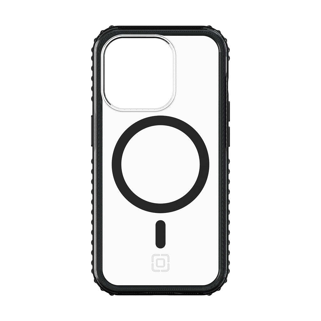 Incipio Grip MagSafe phone case for iPhone 15 Pro Black/Clear