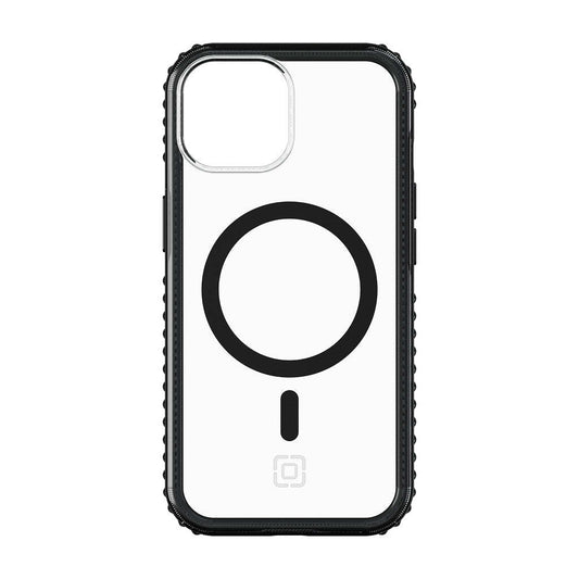 Incipio Grip MagSafe phone case for iPhone 15 Black/Clear