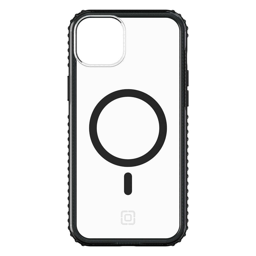 Incipio Grip MagSafe phone case for iPhone 15 Plus Black/Clear