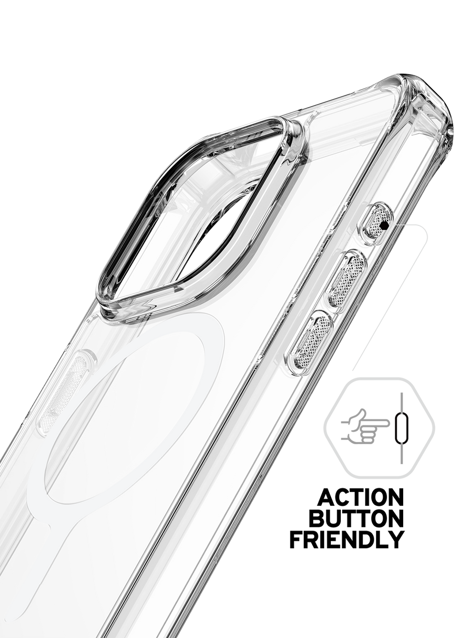 ITSKINS phone case for iPhone 15 Pro Max Origin MIA MagSafe Clear