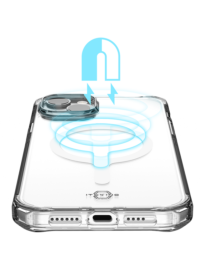 ITSKINS phone case for iPhone 15 Origin MIA MagSafe Clear