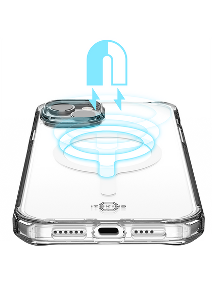 ITSKINS phone case for iPhone 15 Origin MIA MagSafe Clear