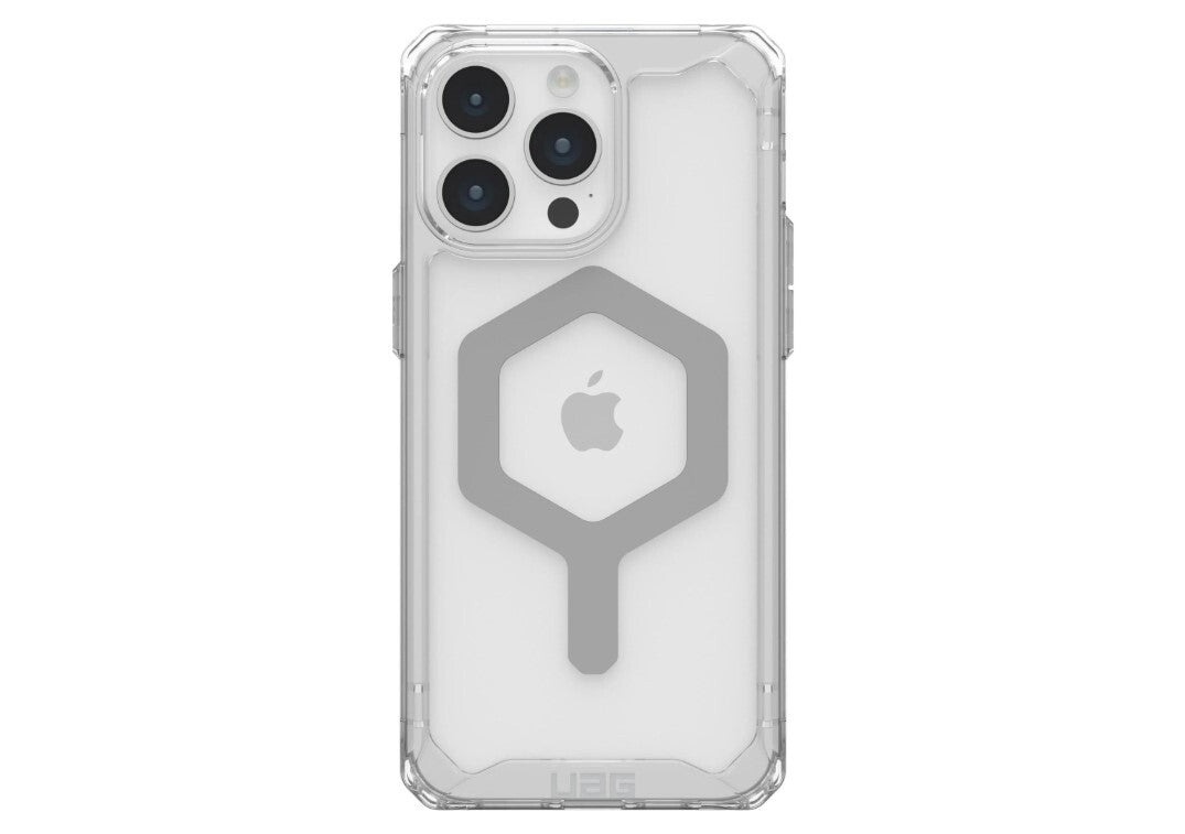 UAG phone case for iPhone 15 Pro Max Plyo MagSafe Ice/Silver