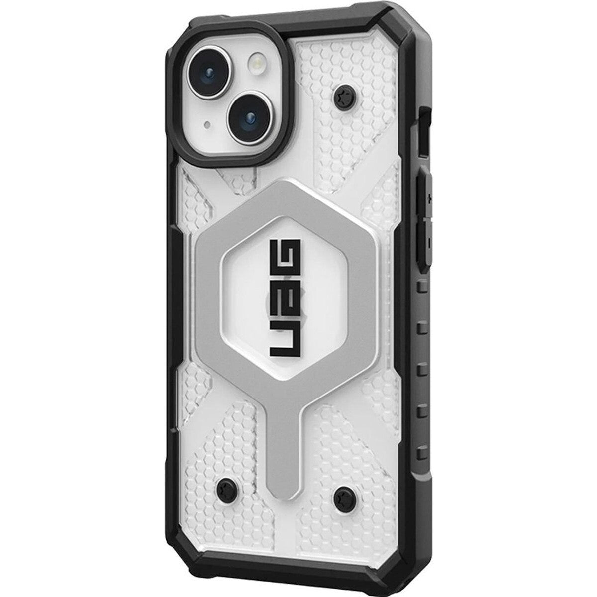 UAG phone case for iPhone 15 Plus Clear Pathfinder Magsafe Ash