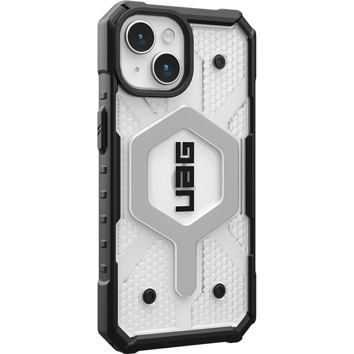 UAG phone case for iPhone 15 Plus Clear Pathfinder Magsafe Ash