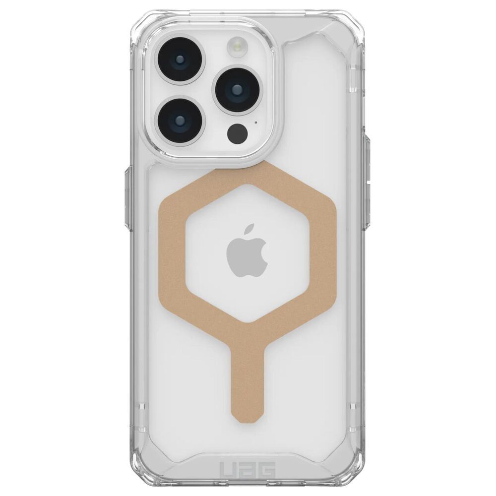 UAG phone case for iPhone 15 Pro Plyo Magsafe Ice / Gold