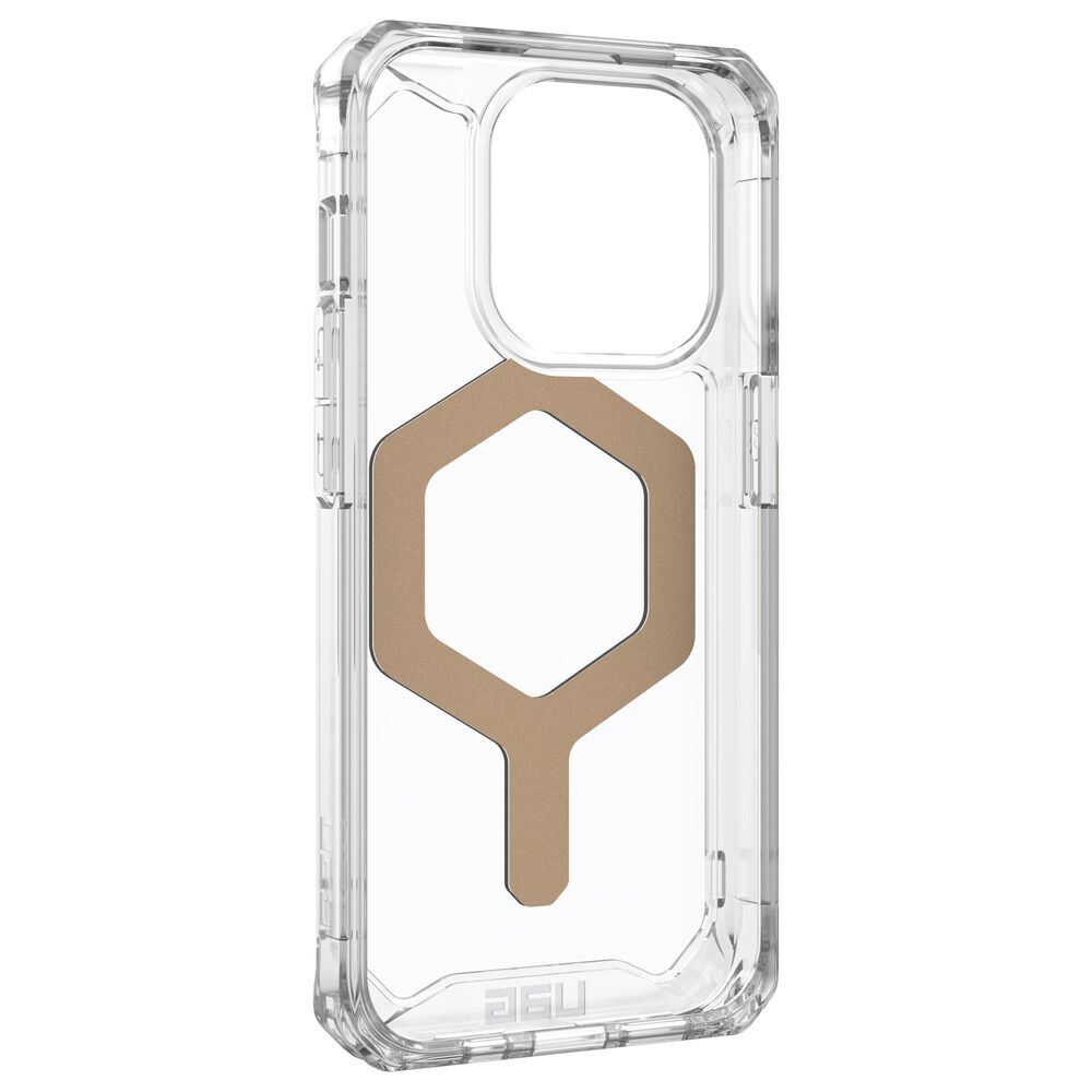 UAG phone case for iPhone 15 Pro Plyo Magsafe Ice / Gold