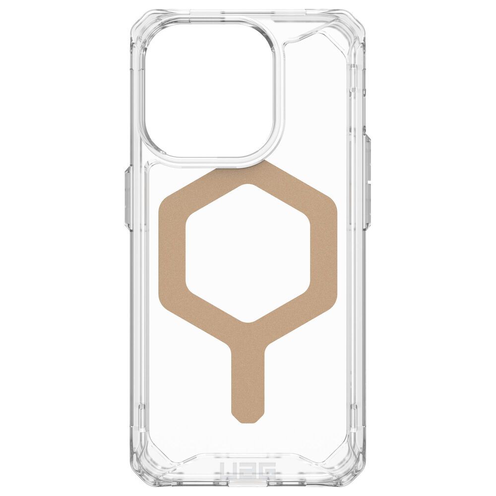 UAG phone case for iPhone 15 Pro Plyo Magsafe Ice / Gold