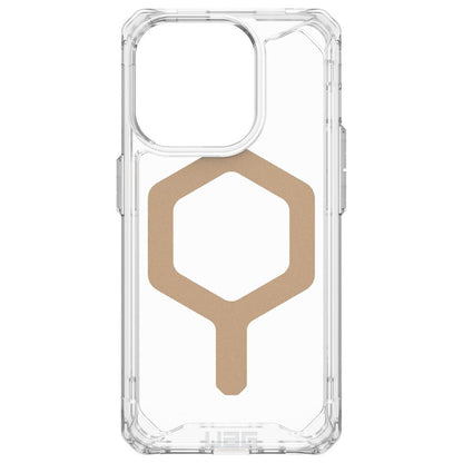 UAG phone case for iPhone 15 Pro Plyo Magsafe Ice / Gold