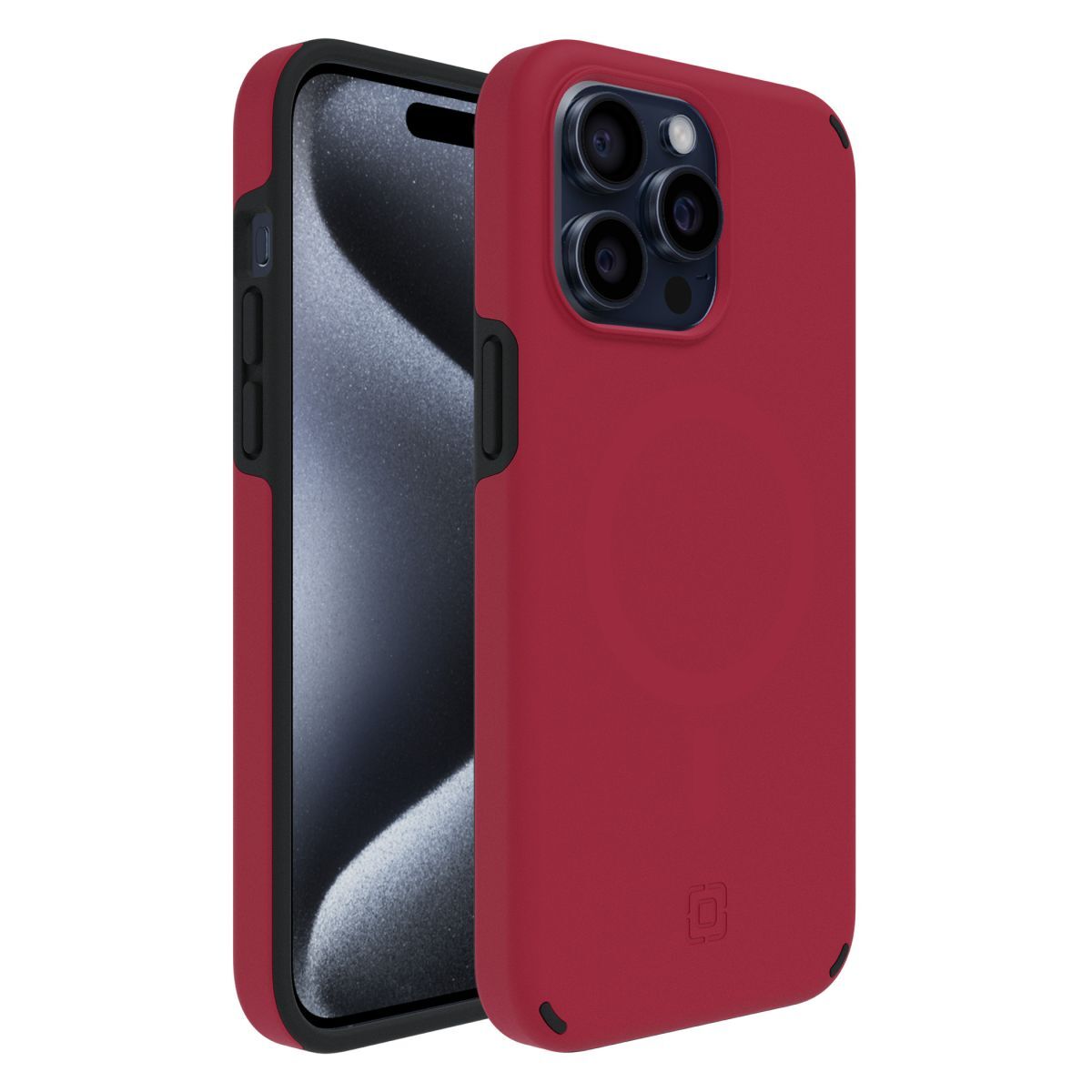 Incipio Duo Magsafe phone case for iPhone 15 Pro Max Crimson