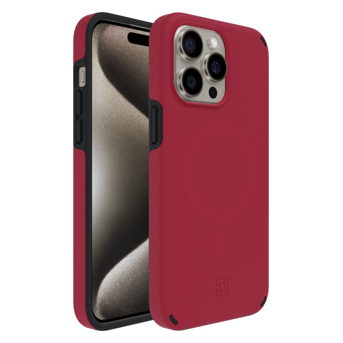 Incipio Duo Magsafe phone case for iPhone 15 Pro Max Crimson