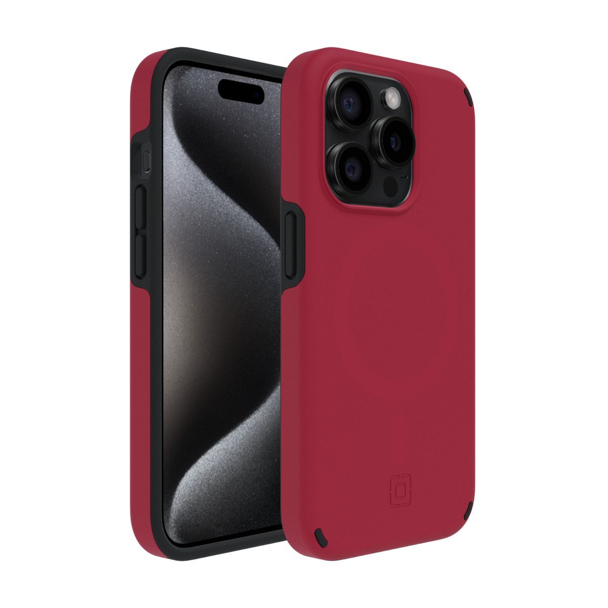 Incipio Duo Magsafe phone case for iPhone 15 Pro Max Crimson