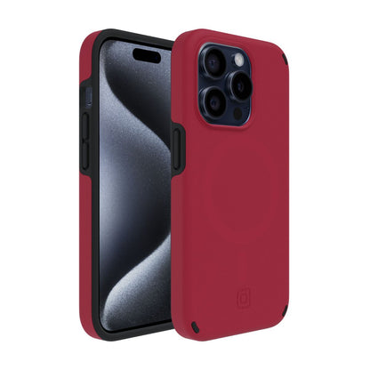 Incipio Duo Magsafe phone case for iPhone 15 Pro Crimson