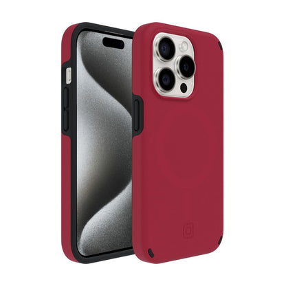 Incipio Duo Magsafe phone case for iPhone 15 Pro Crimson